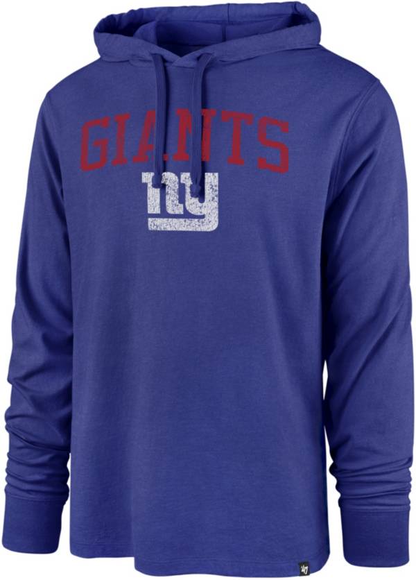‘47 Men's New York Giants Club Royal Hooded Long Sleeve T-Shirt product image