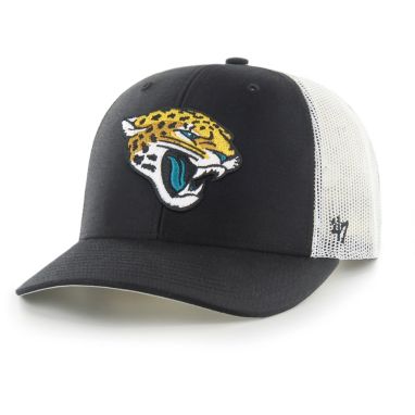 sorry, '47 Men's Jacksonville Jaguars Black Adjustable Trucker Hat is currently out of stock
