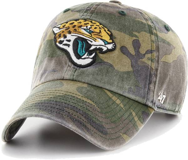 '47 Men's Jacksonville Jaguars Camo Adjustable Clean Up Hat product image