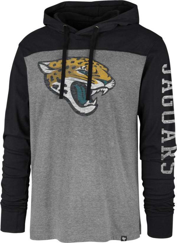 '47 Men's Jacksonville Jaguars Grey Hooded Long Sleeve Shirt DICK'S