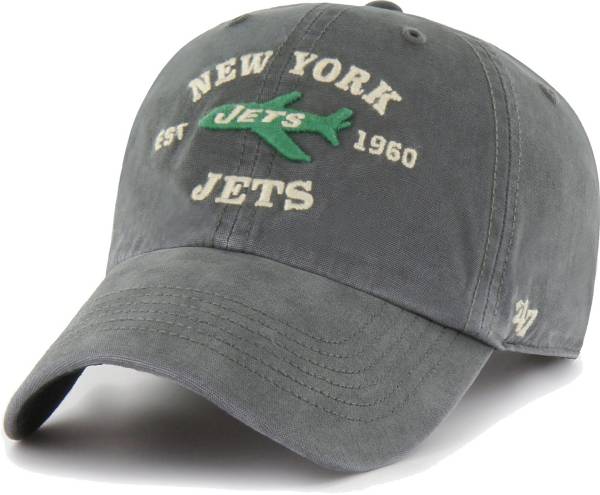 '47 Men's New York Jets Charcoal Brockman Legacy Adjustable Hat