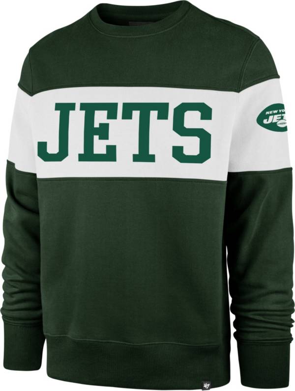 '47 Men's New York Jets Green Interstate Crew Sweatshirt product image