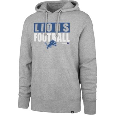 sorry, '47 Men's Detroit Lions Blockout Grey Headline Hoodie is currently out of stock