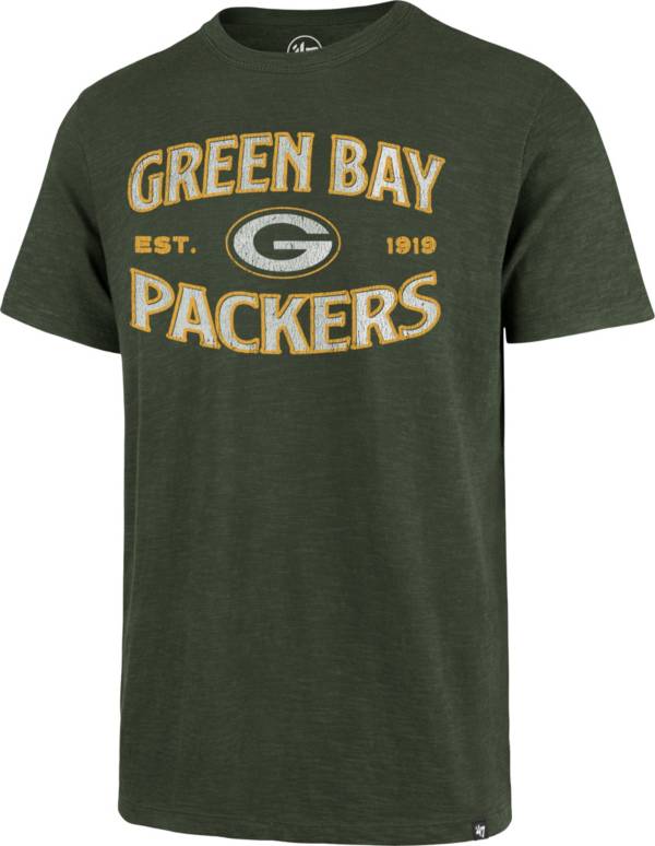 '47 Men's Green Bay Packers Green Offset Scrum T-Shirt product image