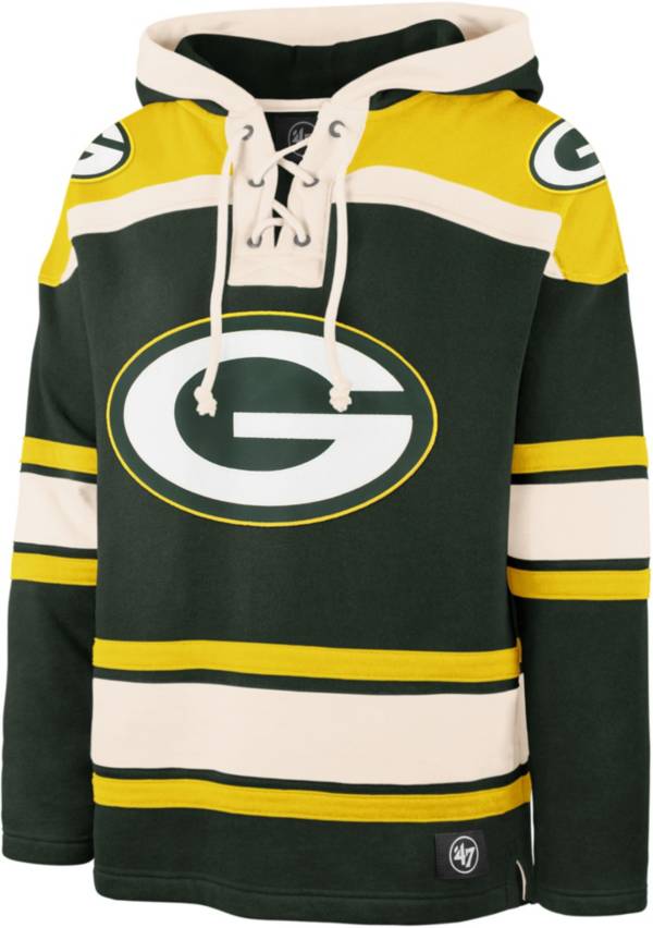 ‘47 Men's Green Bay Packers Lacer Green Hoodie