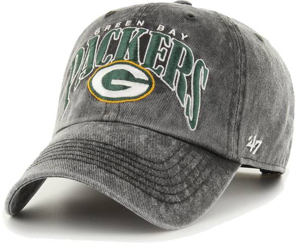 '47 Men's Green Bay Packers Black Apollo Adjustable Hat product image