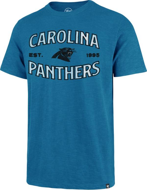 '47 Men's Carolina Panthers Blue Offset Scrum T-Shirt product image