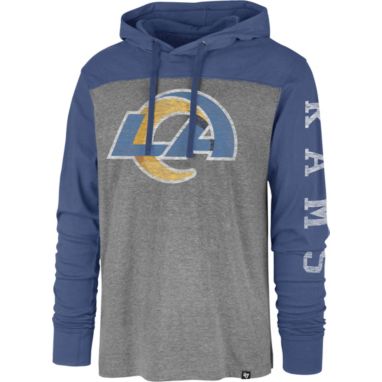 sorry, '47 Men's Los Angeles Rams Grey Hooded Long Sleeve Shirt is currently out of stock