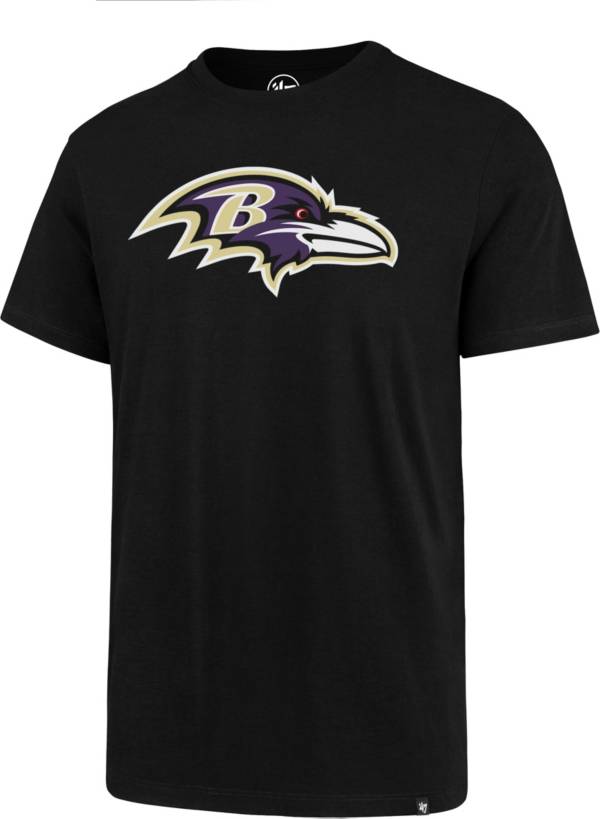 '47 Men's Baltimore Ravens Imprint Rival Black T-Shirt product image