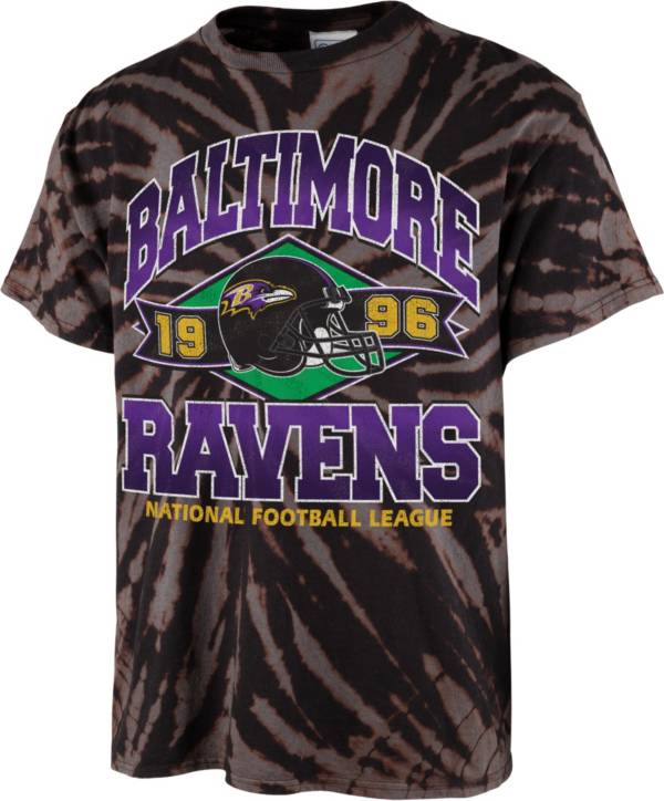 '47 Men's Baltimore Ravens Tie Dye Tubular T-Shirt