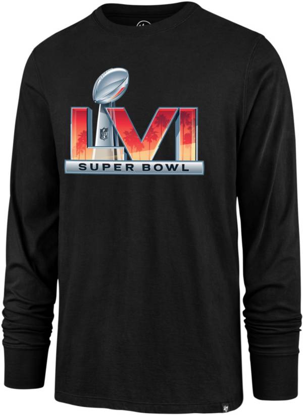 '47 Men's Super Bowl LVI Rival Long Sleeve Black T-Shirt