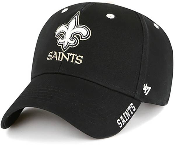 '47 Men's New Orleans Saints Reign MVP Black Adjustable Hat product image