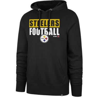 sorry, '47 Men's Pittsburgh Steelers Blockout Black Headline Hoodie is currently out of stock
