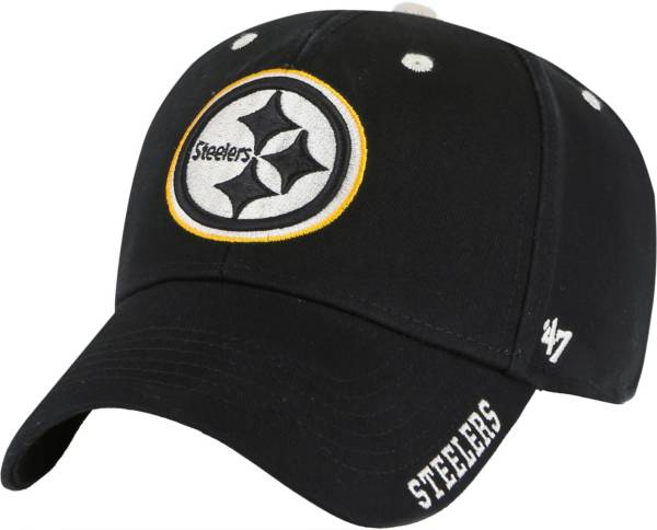 47 Men's Pittsburgh Steelers Reign MVP Black Adjustable Hat product image