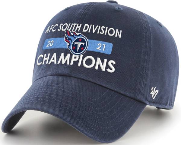 '47 Men's Tennessee Titans 2021 AFC South Division Champions Navy Clean Up Hat