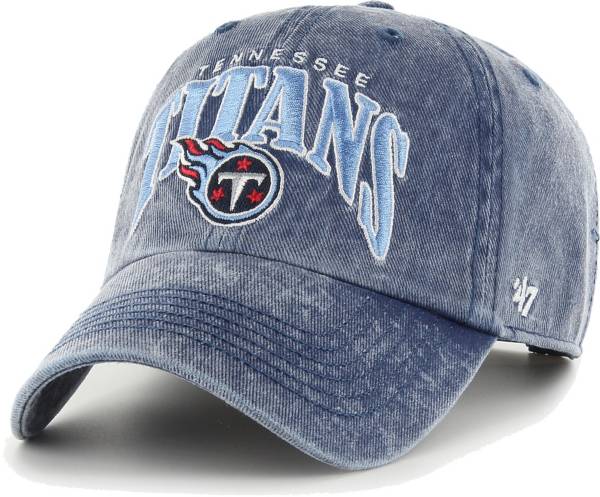 '47 Men's Tennessee Titans Blue Apollo Throwback Adjustable Hat