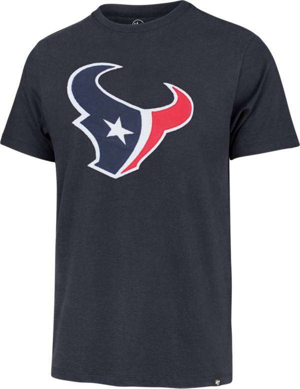 '47 Men's Houston Texans Navy Fieldhouse T-Shirt product image