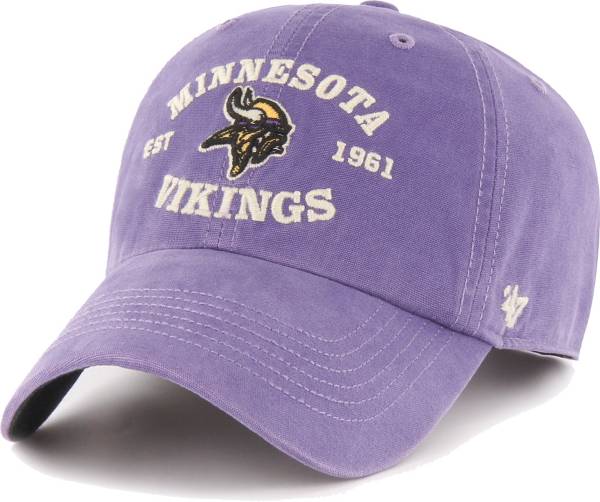 '47 Men's Minnesota Vikings Purple Reign Brockman Adjustable Hat