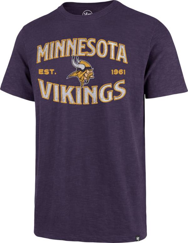 '47 Men's Minnesota Vikings Purple Offset Scrum T-Shirt product image