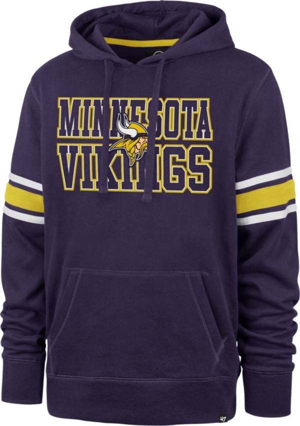 '47 Men's Minnesota Vikings Purple Stripe Hoodie product image