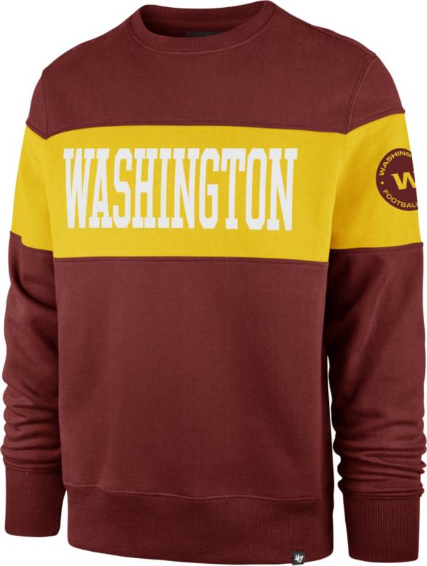 '47 Men's Washington Football Team Maroon Interstate Crew Sweatshirt product image