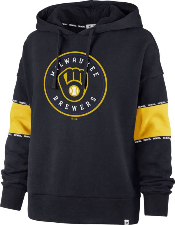 ‘47 Women's Milwaukee Brewers Navy Charlie Hoodie