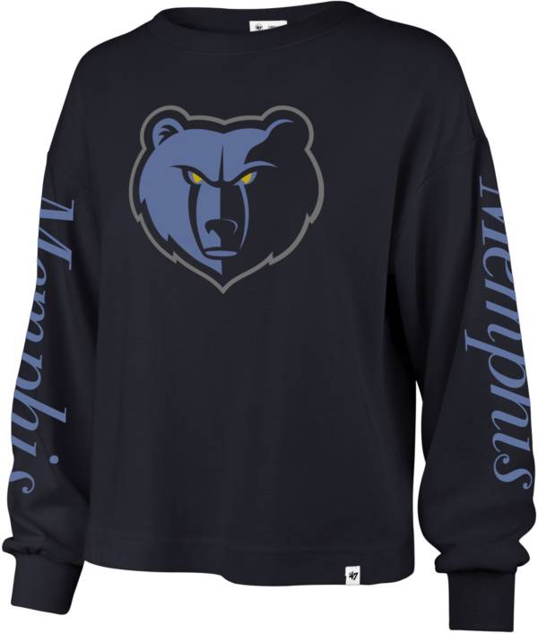 '47 Women's Memphis Grizzlies Blue Long Sleeve T-Shirt