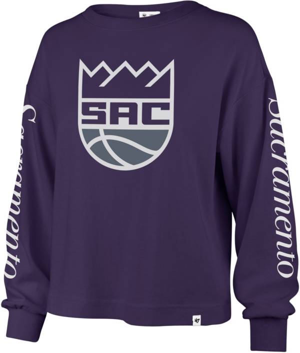 '47 Women's Sacramento Kings Purple Long Sleeve T-Shirt product image