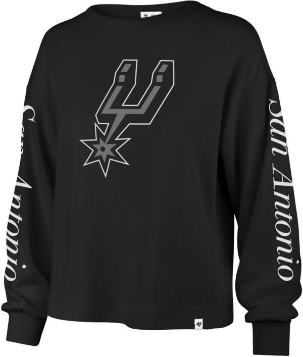 '47 Women's San Antonio Spurs Black Long Sleeve T-Shirt product image