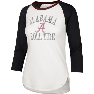 sorry, ‘47 Women's Alabama Crimson Tide White Long Sleeve Raglan T-Shirt is currently out of stock