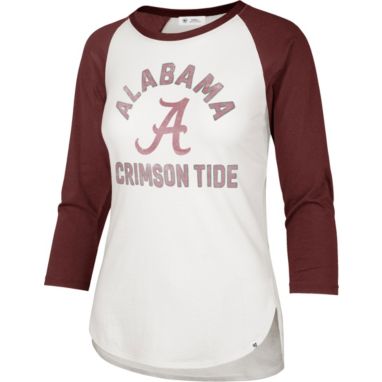 sorry, ‘47 Women's Alabama Crimson Tide White Long Sleeve Raglan T-Shirt is currently out of stock
