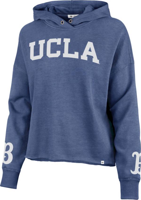 ‘47 Women's UCLA Bruins True Blue Cropped Pullover Hoodie