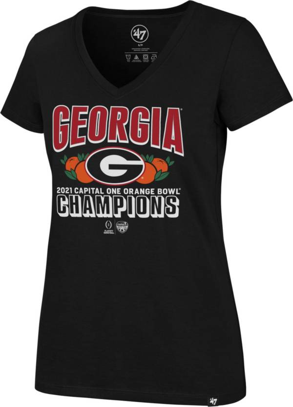 ‘47 Women's 2021 Capital One Orange Bowl Champions Georgia Bulldogs T-Shirt product image