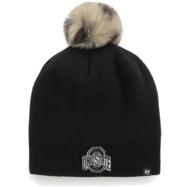 sorry, ‘47 Women's Ohio State Buckeyes Black Pom Knit Beanie is currently out of stock