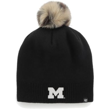 sorry, ‘47 Women's Michigan Wolverines Black Pom Knit Beanie is currently out of stock