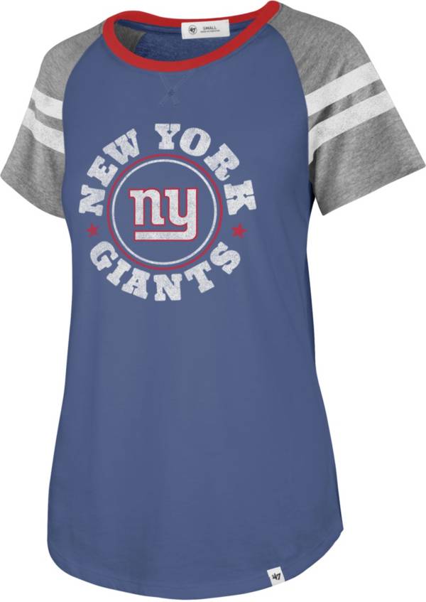 '47 Women's New York Giants Static Blue Raglan T-Shirt product image