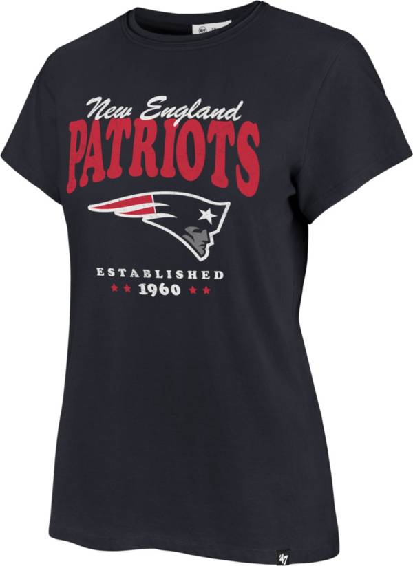 ‘47 Women's New England Patriots Rally Cry Throwback Navy T-Shirt product image