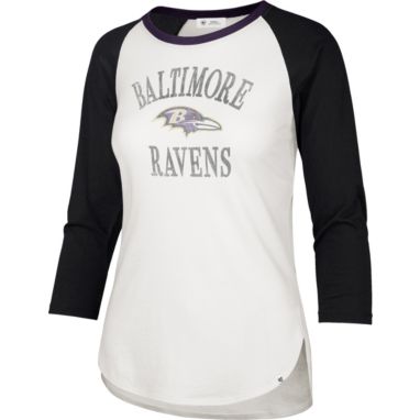 sorry, '47 Women's Baltimore Ravens White Long Sleeve Raglan T-Shirt is currently out of stock