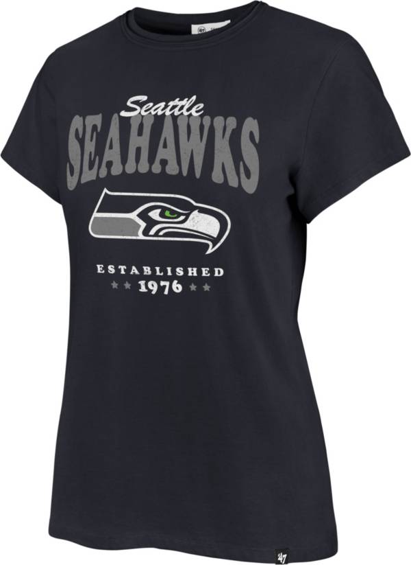 ‘47 Women's Seattle Seahawks Rally Cry Throwback Navy T-Shirt product image