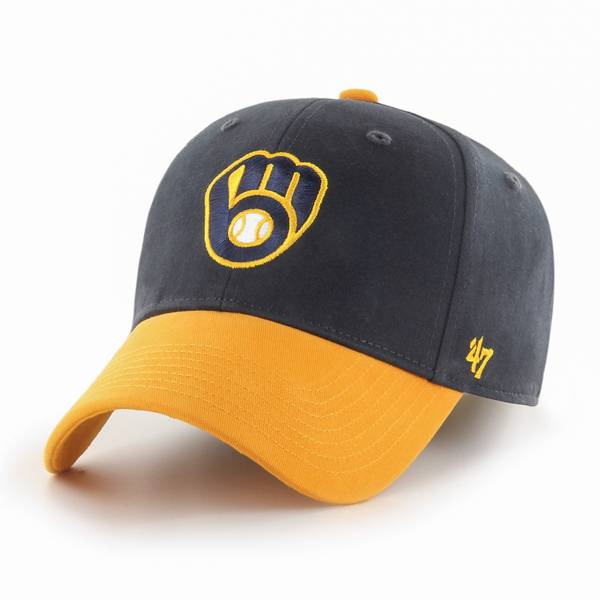 '47 Men's Milwaukee Brewers Short Stack MVP Adjustable Hat