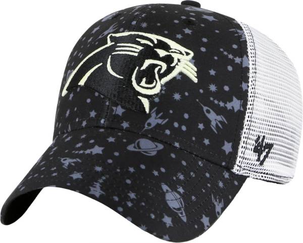 '47 Youth Carolina Panthers Blast Off MVP Black Adjustable Hat