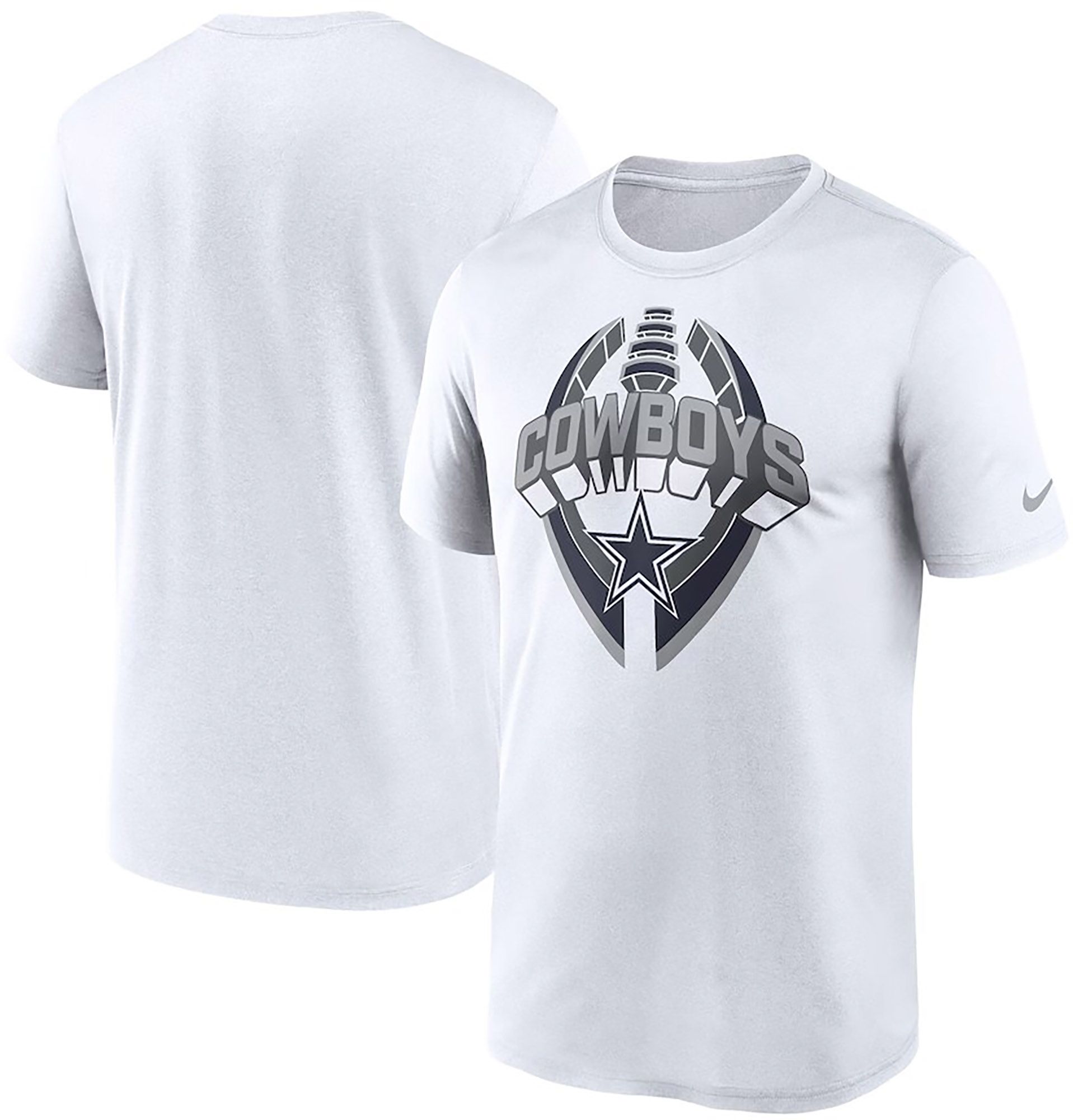 Nike Men's Dallas Cowboys White Legend Icon T-Shirt product image
