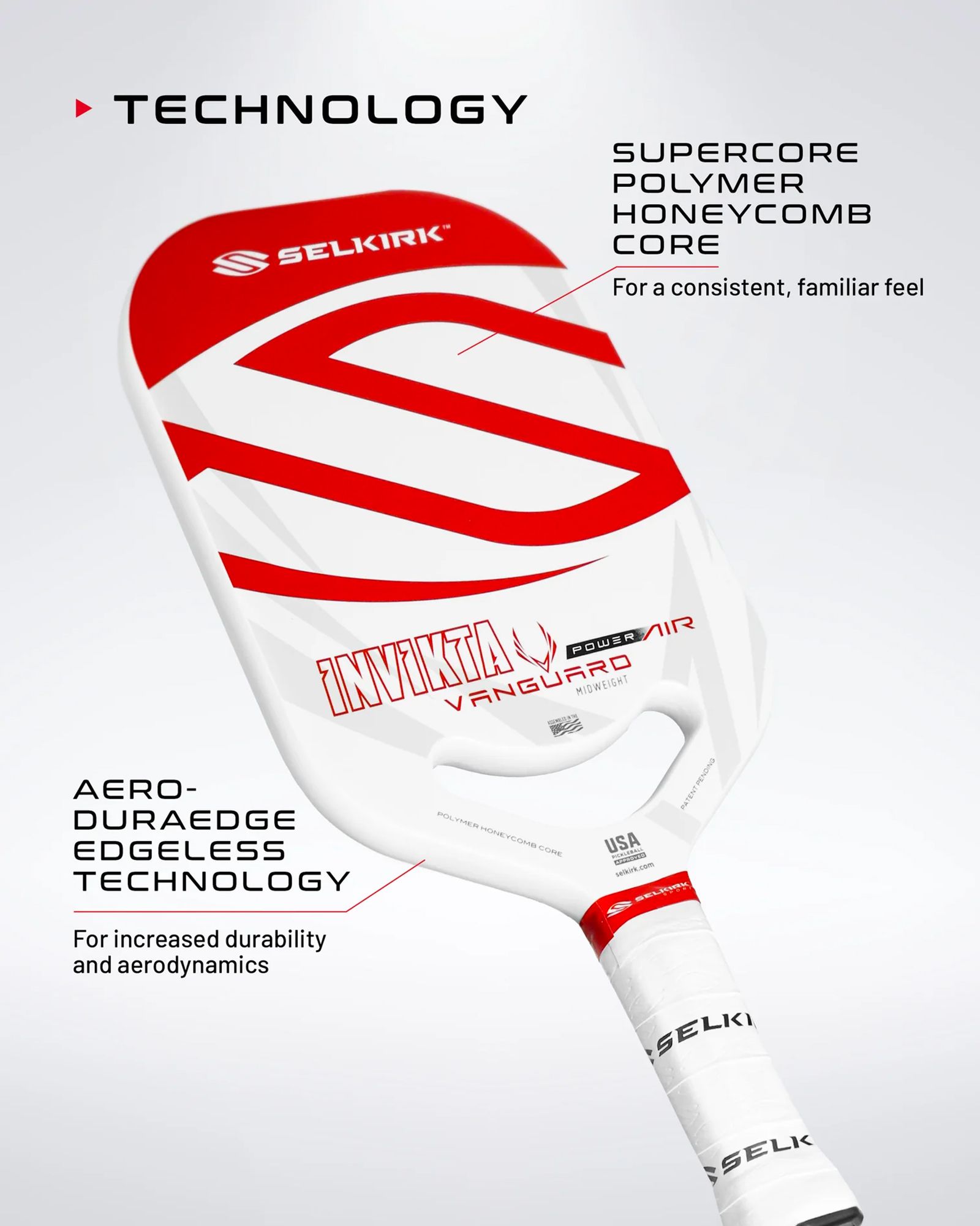 Selkirk VANGUARD Power Air - Invikta Pickleball Paddle product image