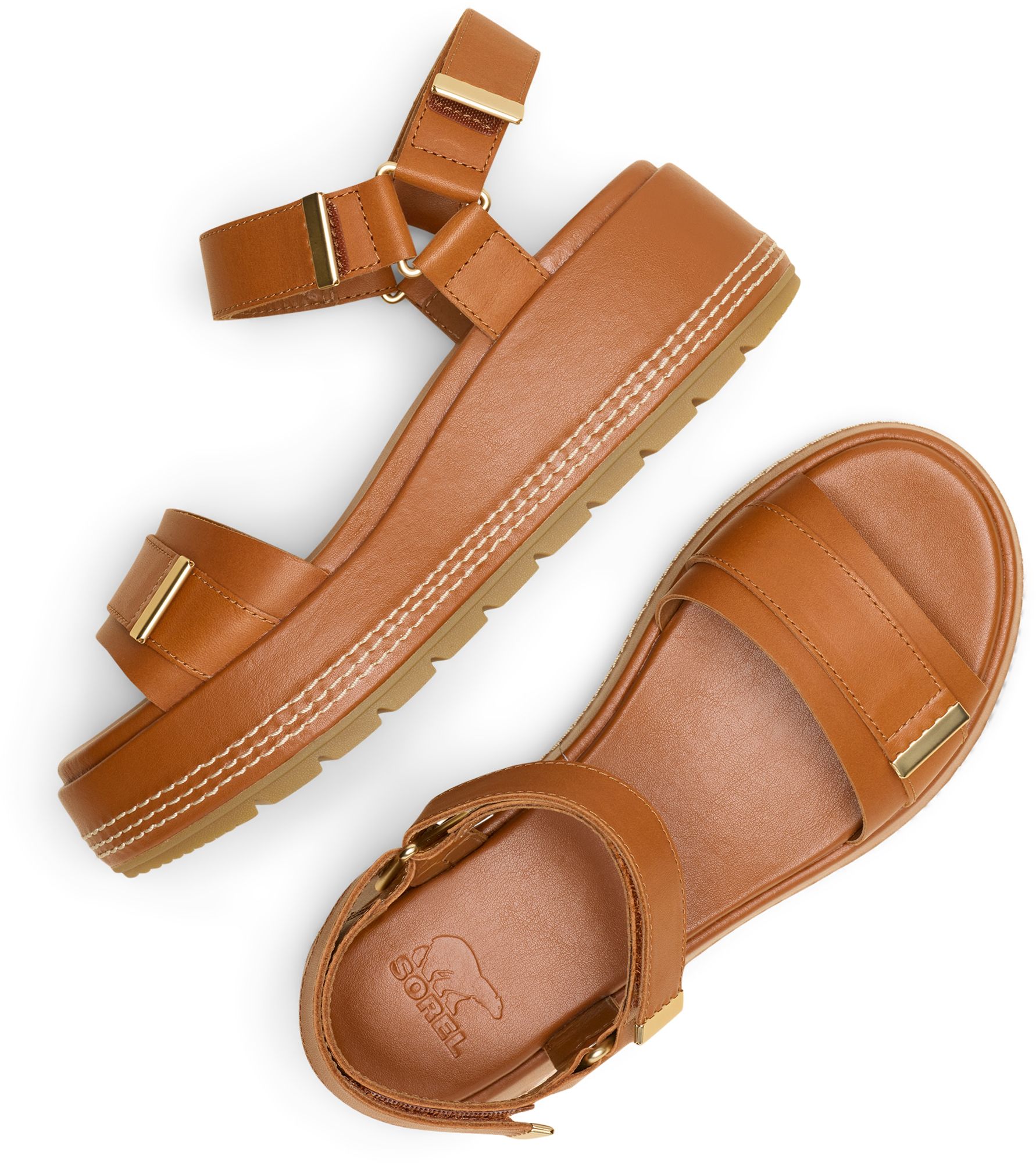 SOREL Women's Sunpeak Platform Y-Strap Sandals product image