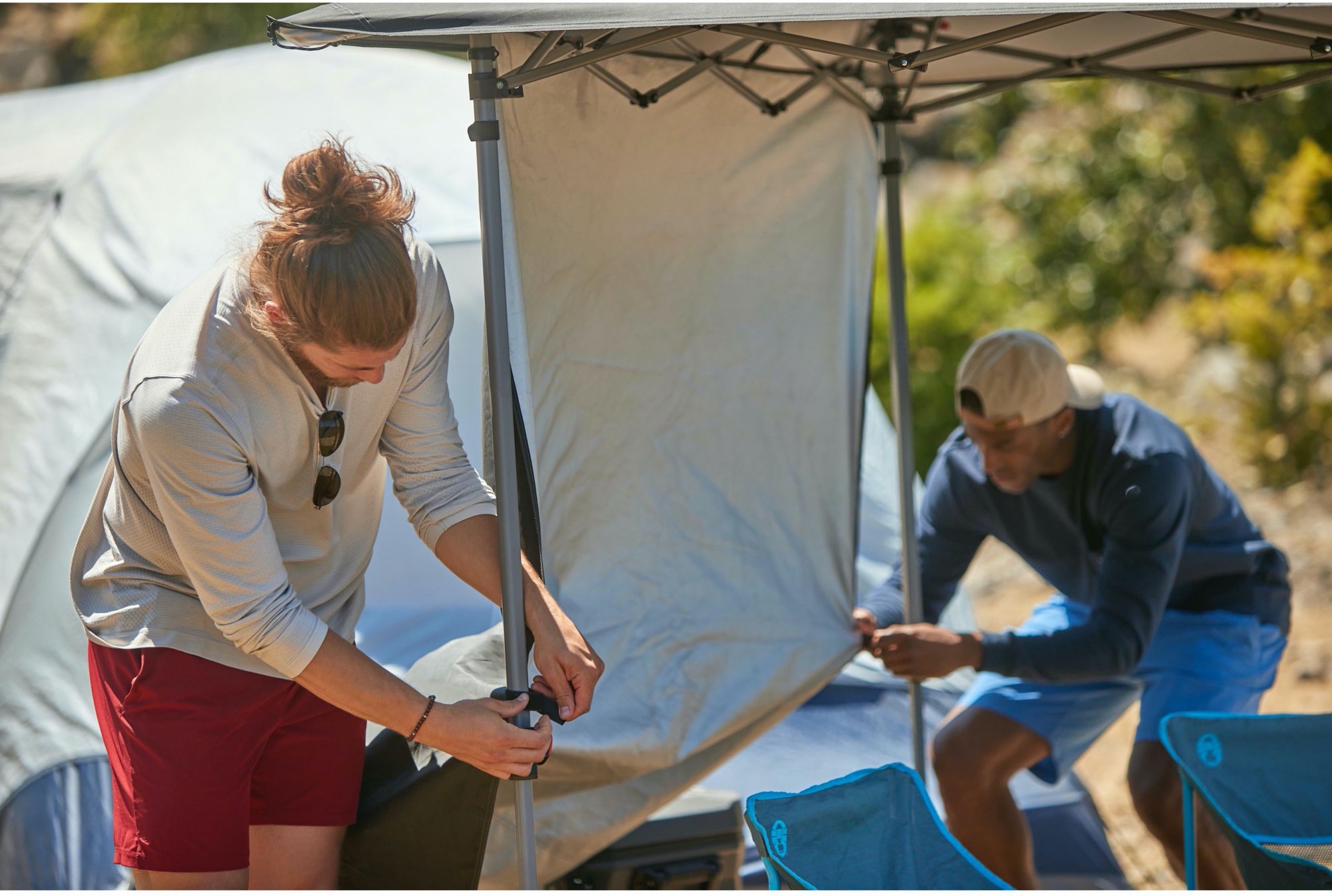 Coleman OASIS Lite 7 x 7 Canopy Tent with Sun Wall