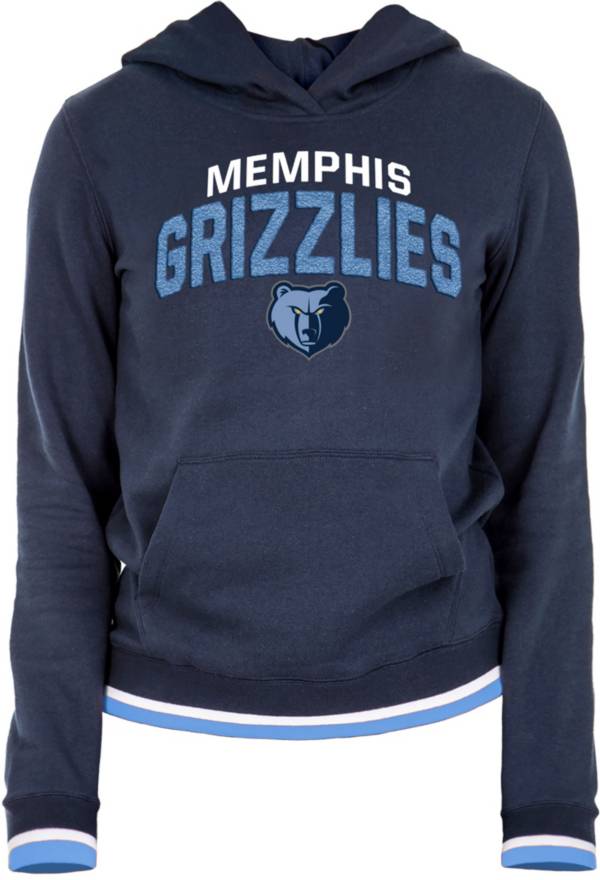 5th & Ocean Women's Memphis Grizzlies Navy Logo Hoodie