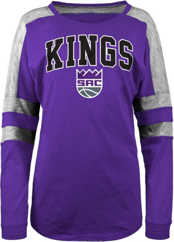 5th & Ocean Women's Sacramento Kings Purple Long Sleeve T-Shirt product image