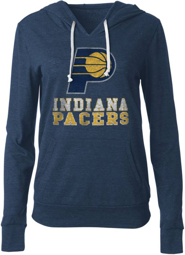 5th & Ocean Women's Indiana Pacers Navy Logo Hoodie