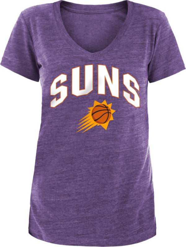 5th & Ocean Women's Phoenix Suns Purple V-Neck T-Shirt