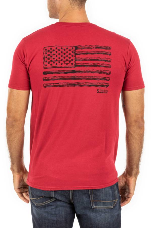 5.11 Tactical Men's American Flag Sticks T-Shirt product image